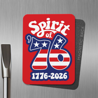 Ímã Espírito de 76 - Groovy USA 250 - 1776-2026