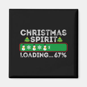 Imã Espírito de Natal Carregando 67 Seis Sete Meme Eng