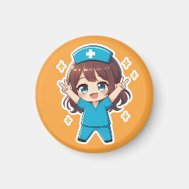 Imã Espírito de Vitória Original Chibi Nurse 2.0