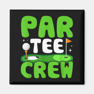 Imã Espírito Divertido de Golfe Par Tee Crew
