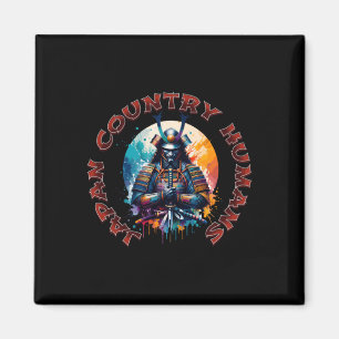 Imã Espírito Samurai - Adesivo de Honra do Guerreiro
