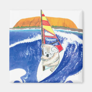 Imã Espírito WindSurfing do urso de Koala do ímã de