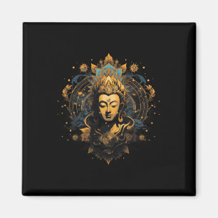 Imã Espiritualidade Arte Paz Zen Yoga Ásia Guatama B