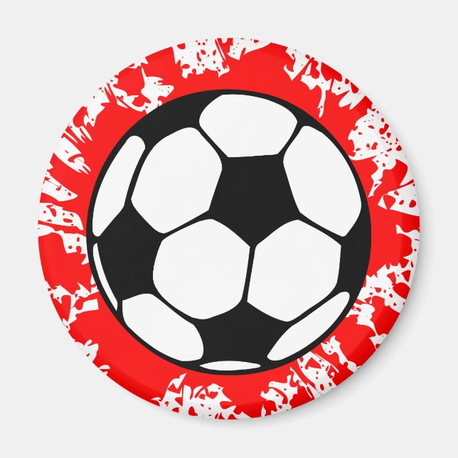 Imã espirro de futebol. (Frente)