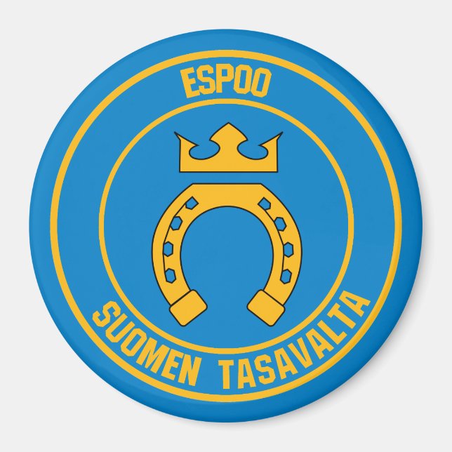 Imã Espoo Round Emblem (Frente)