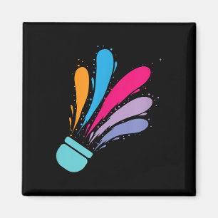 Imã Esporte Colorido de Badminton
