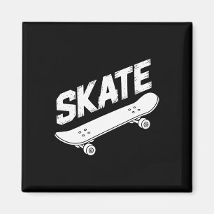 Imã Esporte de Skate Gráfico Vintage Skate Skateboa