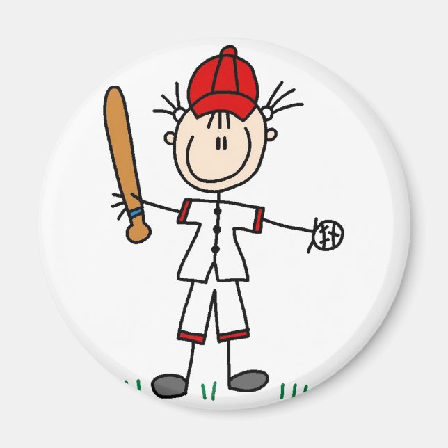 Imã Esporte Magnet de Beisebol (Frente)