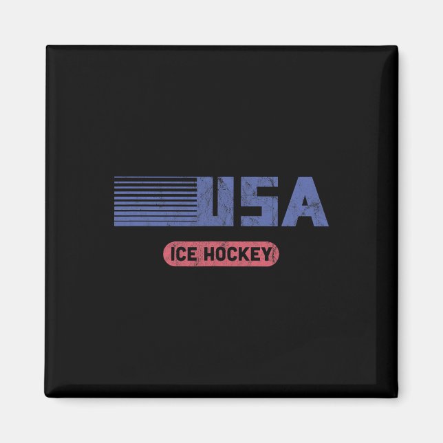 Imã Esportes de Equipe dos EUA Retro Equipe Americana  (Frente)