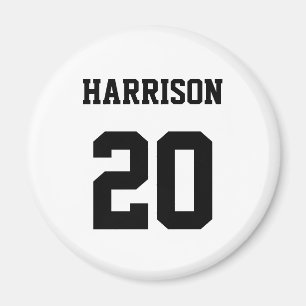 Imã Esportes variados — número de nome personalizado b