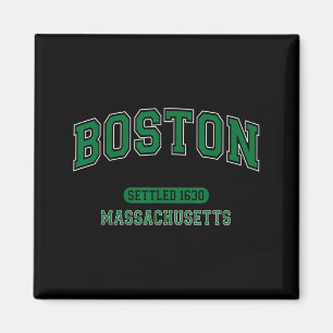 Imã Esportes Vintage Boston Massachusetts Colonizada 1