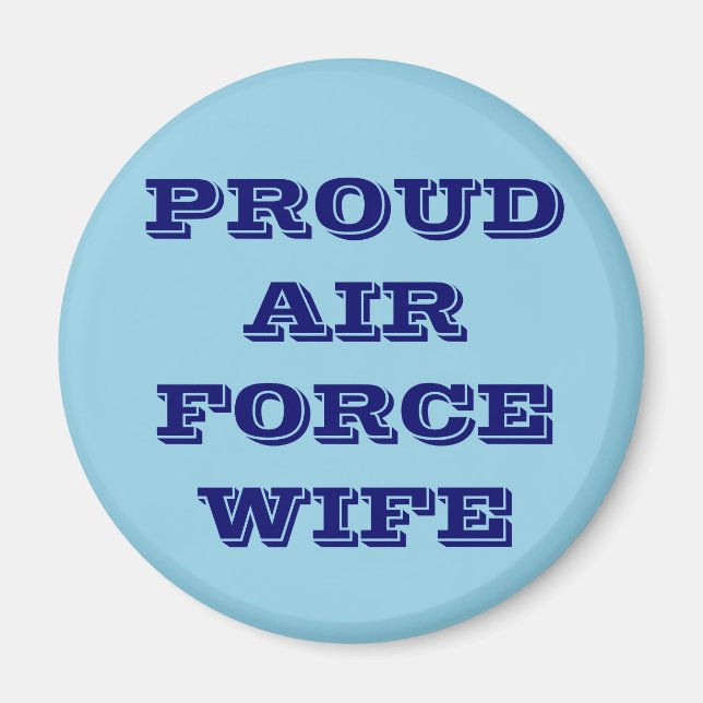 Imã Esposa da Força Aérea Orgulhosa do Magnet (Frente)