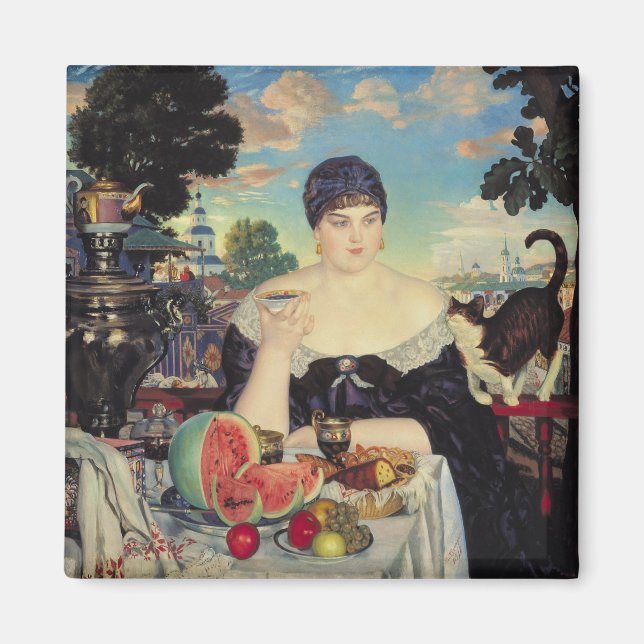 Imã Esposa do Merchant em Tea, 1918 (Frente)