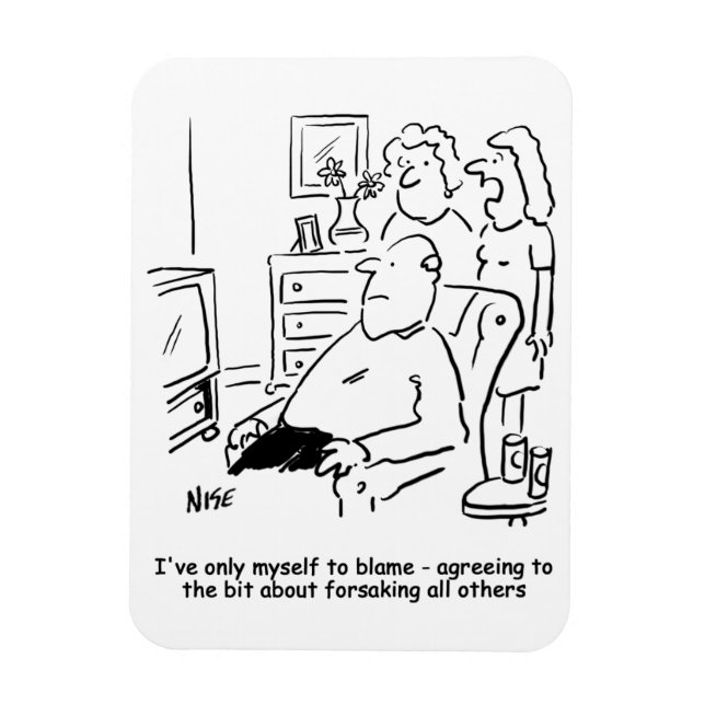 Ímã Esposa lamenta seus votos de casamento (Vertical)