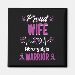 Imã Esposa Orgulhosa Fibromialgia Guerreira Sensibiliz