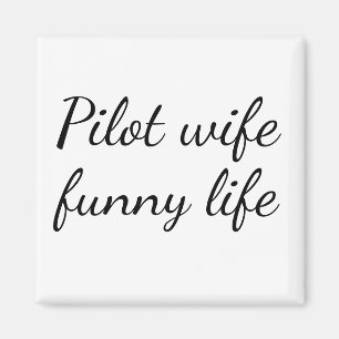 Imã Esposa piloto, mago de aviação de vida engraçada