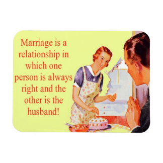 Ímã Esposa sempre direita Casamento Magnet