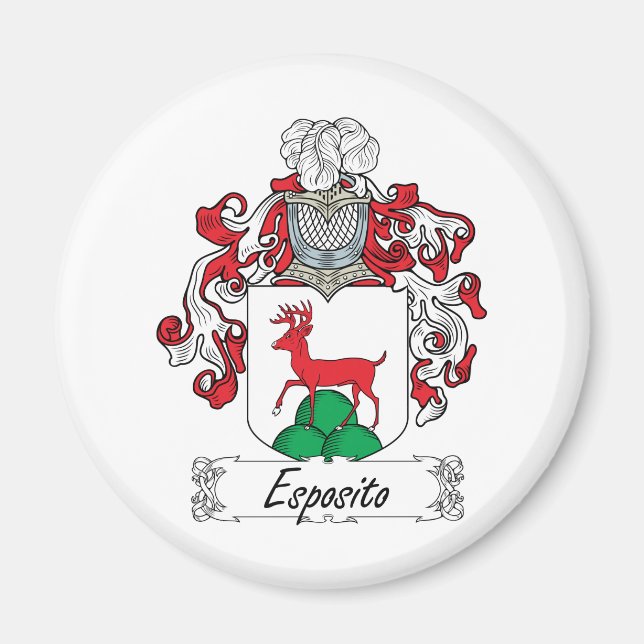 Imã Esposito Family Crest (Frente)
