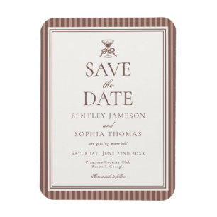 Ímã Espresso Martini Amor Brewing Coffee Save the Date