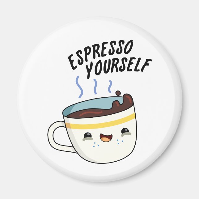 Imã Espresso Seu Engraçado Café (Frente)