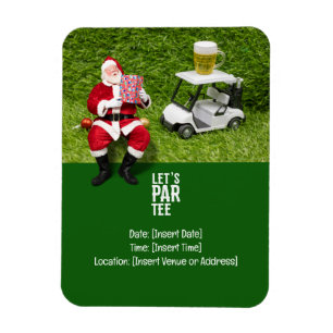 Ímã Esquadra de Natal Santa Claus do Golf Par