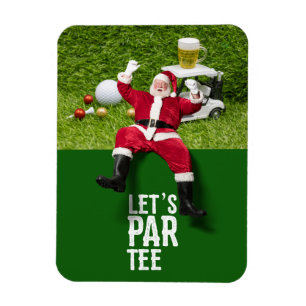 Ímã Esquadra de Natal Santa Claus do Golf Par