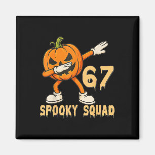 Imã Esquadrão Assustador Abóbora 67 Meme de Halloween