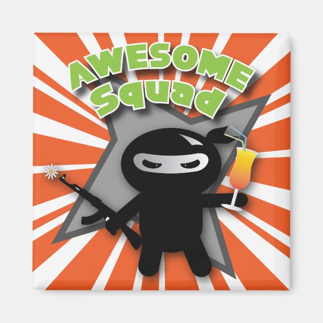 Imã Esquadrão AWESOME (Frente)