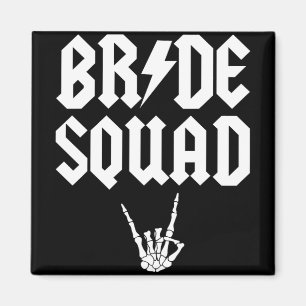 Imã Esquadrão da Noiva Rock N Roll Gótico Halloween De