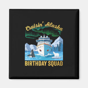 Imã Esquadrão de Aniversário Cruzin 'Alaska Grupo Corr