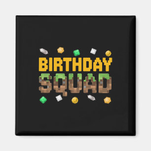 Imã Esquadrão de Aniversário Divertido Garoto de Anive