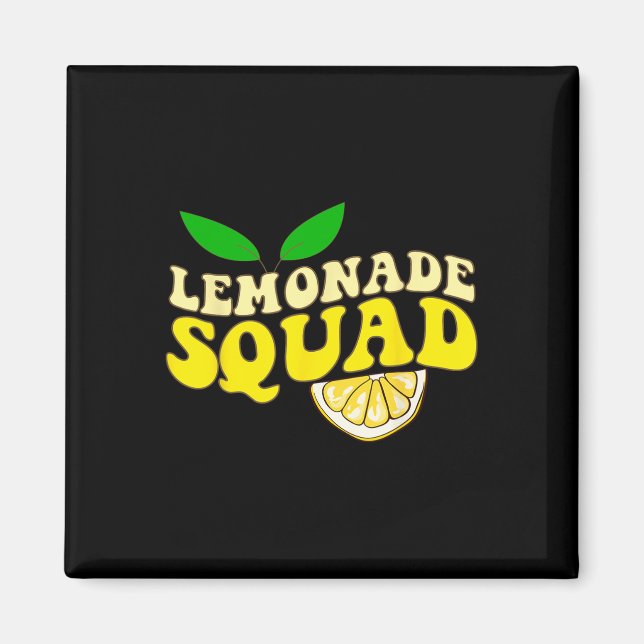 Imã Esquadrão De Limonada Engraçado Pelo Stand Boss Le (Frente)
