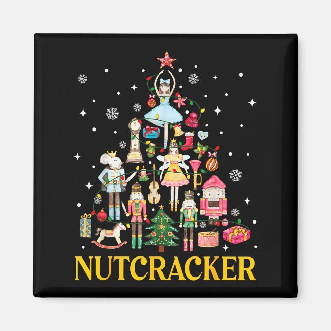 Imã Esquadrão de Noz Nutcracker de Natal Ballet Dança  (Frente)