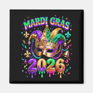 Imã Esquadrão do Carnaval de Mardi Gras 2026 Máscara C