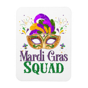 Ímã Esquadrão do Mardi Gras
