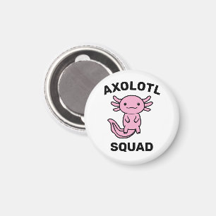 Imã Esquadrão engraçado e fofo de Axolote Festa editáv