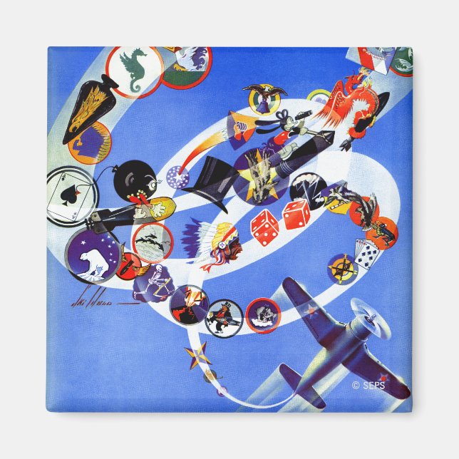 Imã Esquadrão Insignia (Frente)