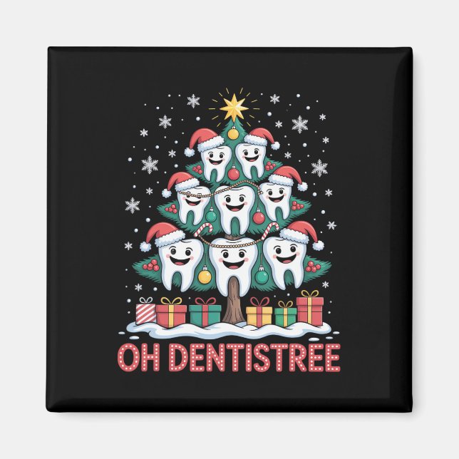 Imã Esquadrão Odontológico de Natal Oh Dentistree  (Frente)