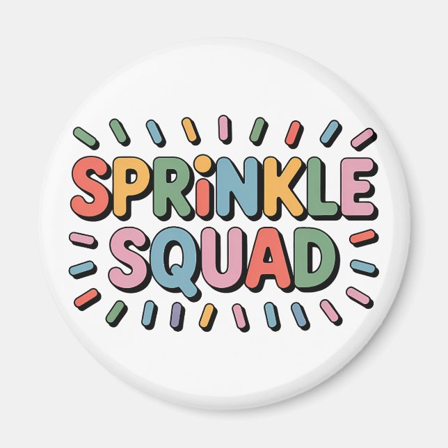 Imã Esquadrão Sprinkle | Baby Sprinkle (Frente)