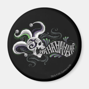 Imã Esquadrão Suicida   Caveira-Joker - Haha