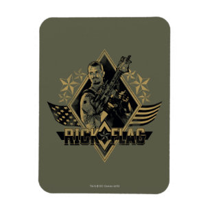 Ímã Esquadrão Suicida   Crachá de Sinalizador do Ric