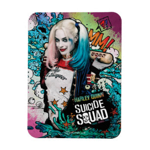 Ímã Esquadrão Suicida   Harley Quinn Character Grafit
