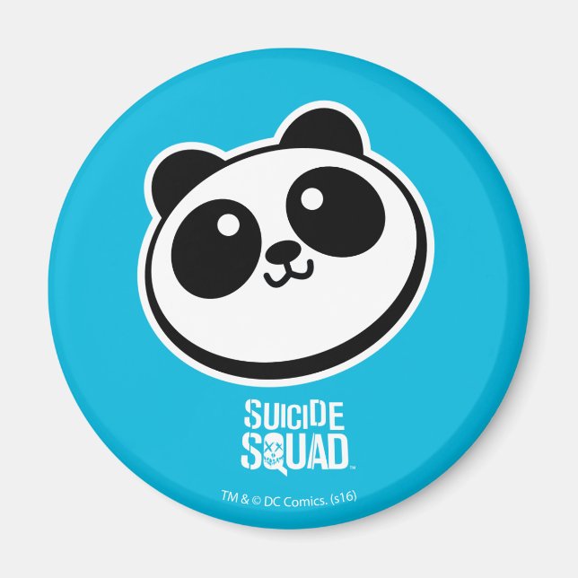 Imã Esquadrão Suicida | Logotipo Panda Purveyors (Frente)