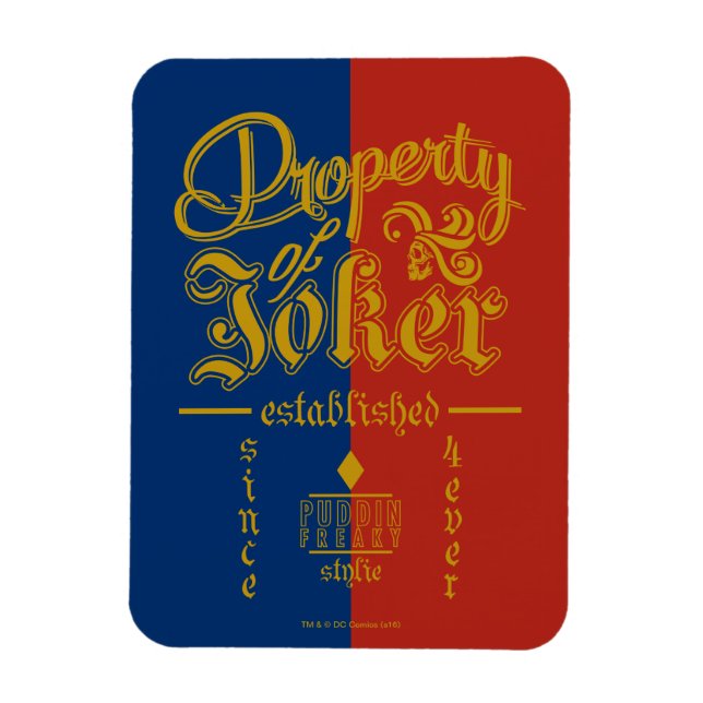 Ímã Esquadrão Suicida | Puddin Freaky (Vertical)