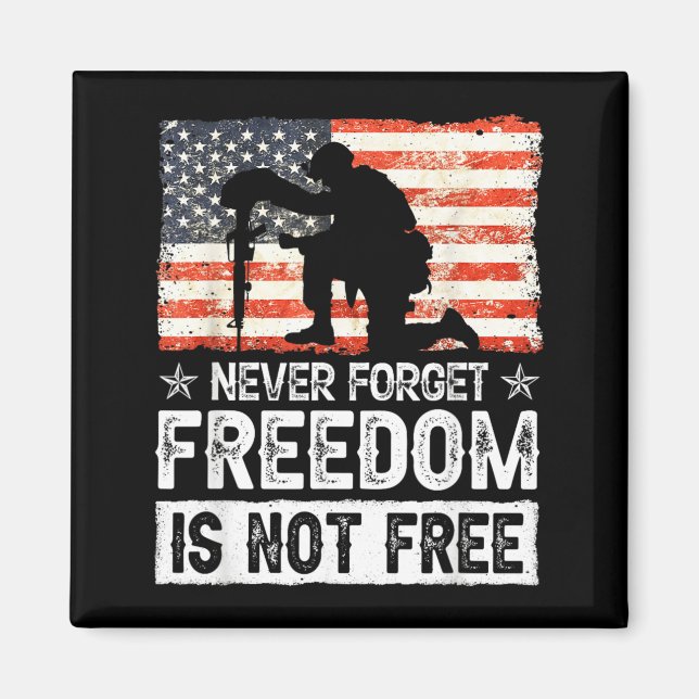 Imã Esqueça A Liberdade Não É Dia Memorial Americano D (Frente)