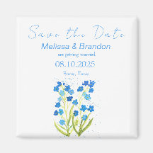 Esqueça-me não Primavera Rustic Blue Floral Casame