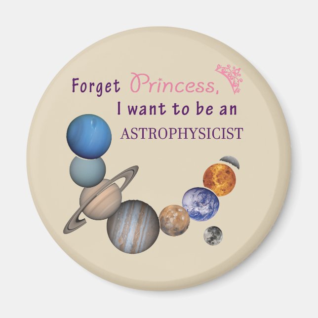 Imã Esqueça Princesa - Magneto Astrofísico (Frente)