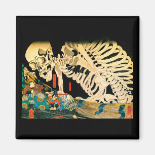 Imã Esqueleto convocado por Witch Kuniyoshi Fine Art