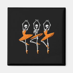 Imã Esqueleto Dançando Engraçado Ballerina Menina de M