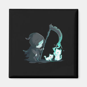 Imã Esqueleto De Cinto Bonito Com Ghost Kawaii Pa